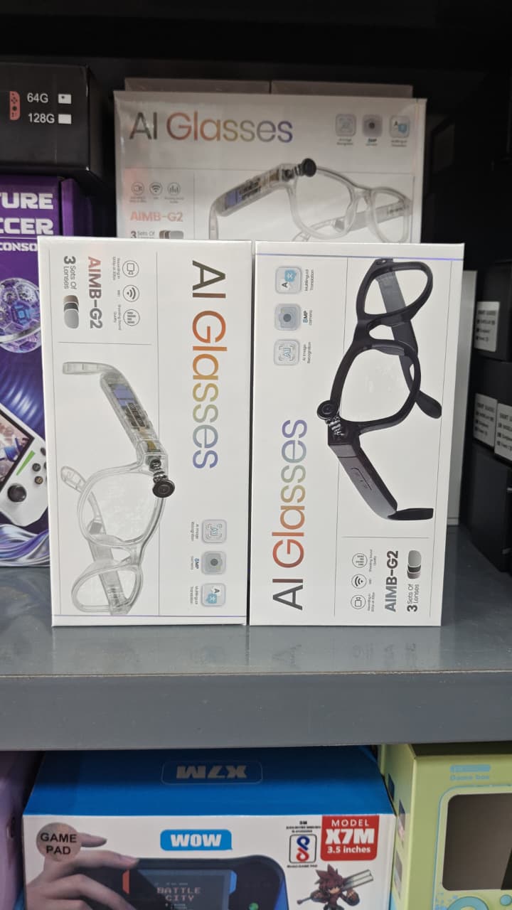 AIMB-G2 AI Smart Glasses with HD Camera & Bluetooth