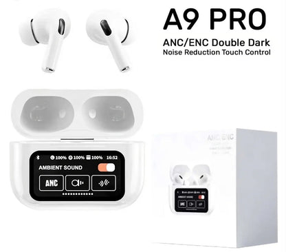 A9 Pro Apple Airpods ANC/ENC Noise Reduction, Led Display Touch Control