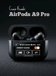 A9 Pro Apple Airpods ANC/ENC Noise Reduction, Led Display Touch Control