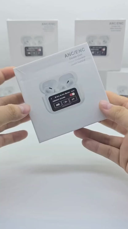 A9 Pro Apple Airpods ANC/ENC Noise Reduction, Led Display Touch Control